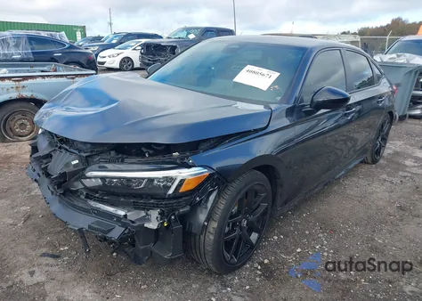 2024 Honda Civic Sport из США, поврежденный, VIN 2HGFE2F50RH590088